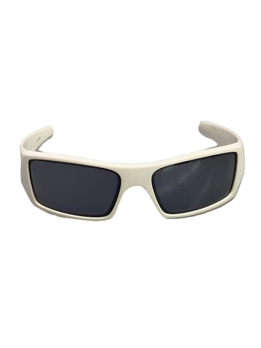 OAKLEY◆サングラス/スポーツグラス/プラスチック/WHT/BLK/メンズ/03-474/GASCAN//