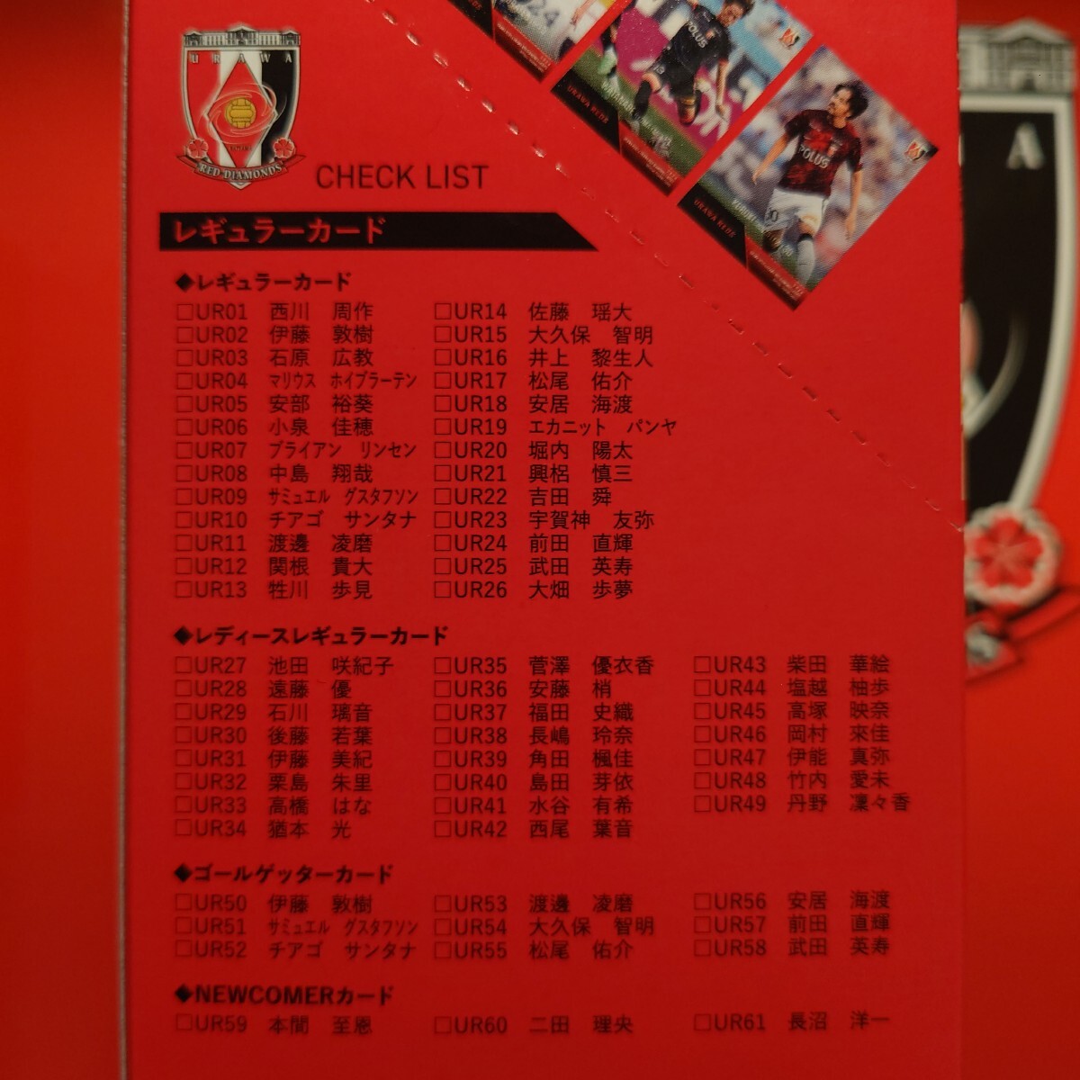 新品 2024 浦和レッズオリジナルトレーディングカード BOX 20パック