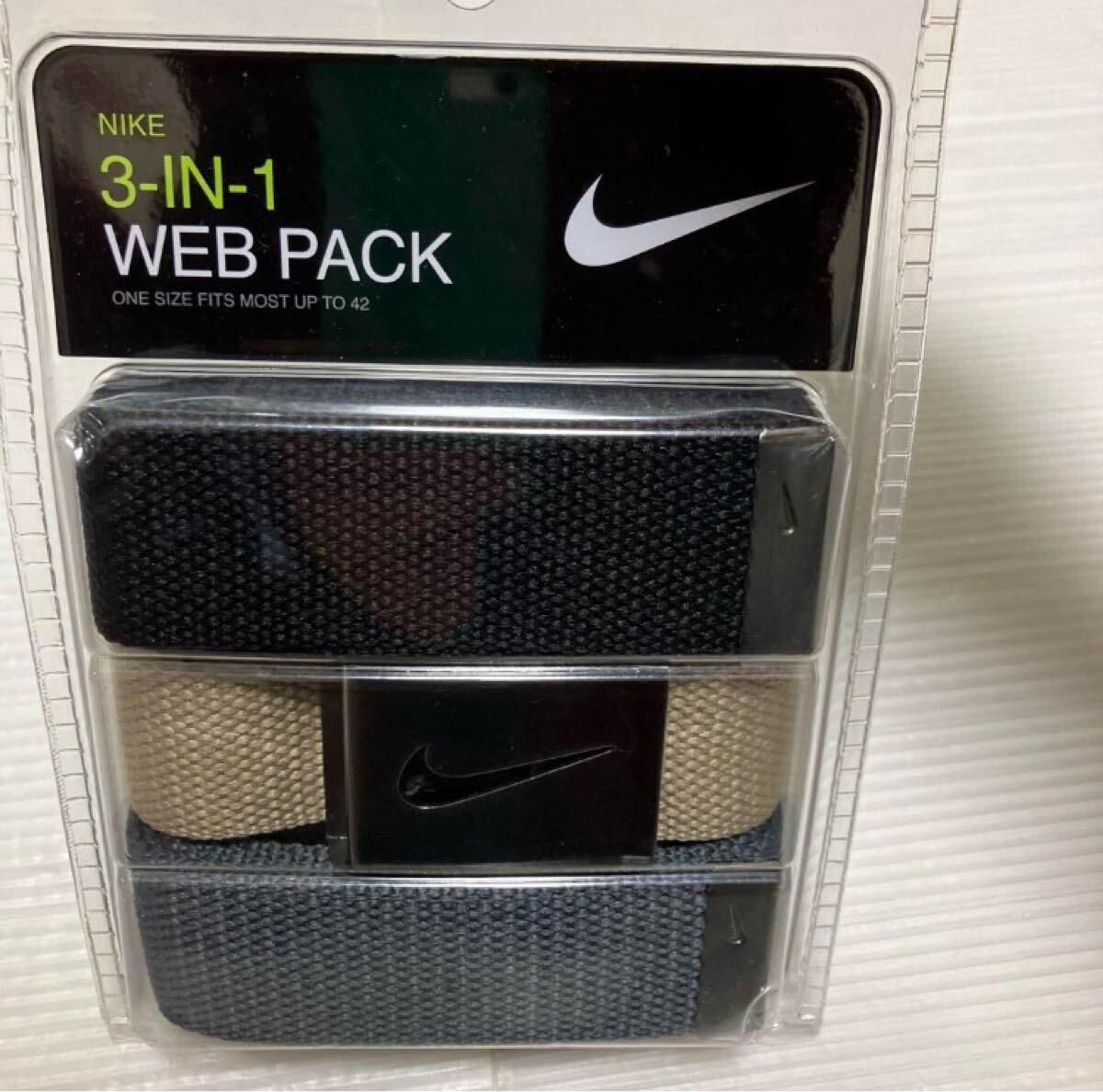 送料無料 新品 NIKE ゴルフ 3-IN-1 WEB BELT PACK_画像4