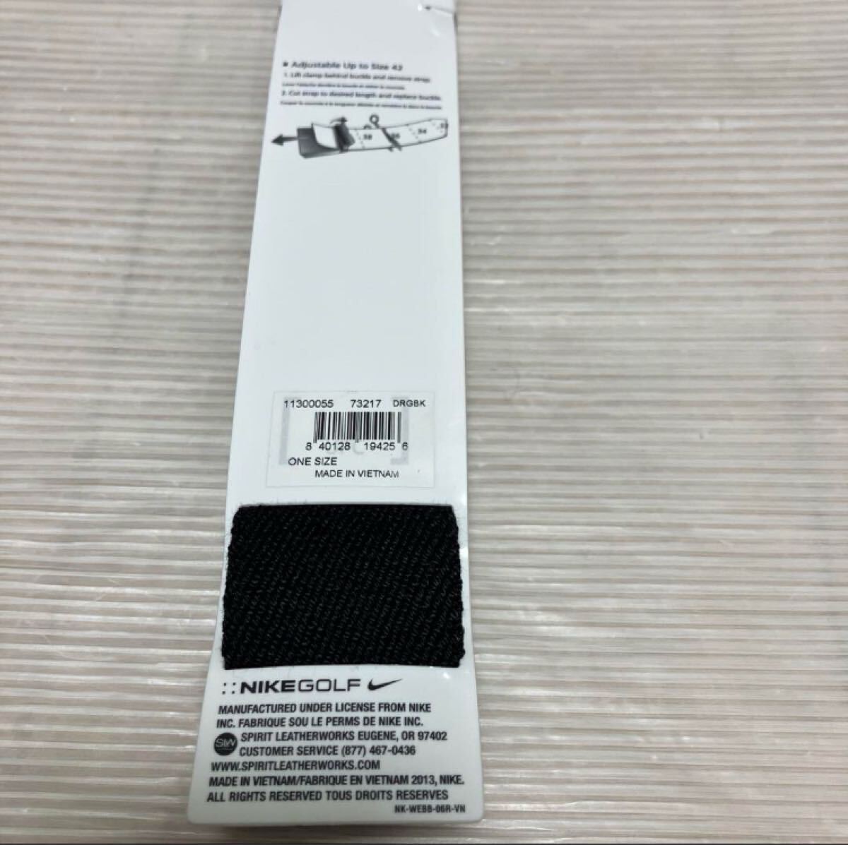 送料無料 新品 NIKE GOLF WEB BELT リバーシブル 42調節可_画像10