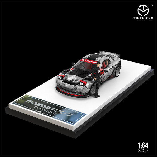 1/64　TIMEMICRO　mazda　マツダ　RX-7　魂動　RX7　フィギュア付き　タイムマイクロ　Time Micro●Ｍ５９