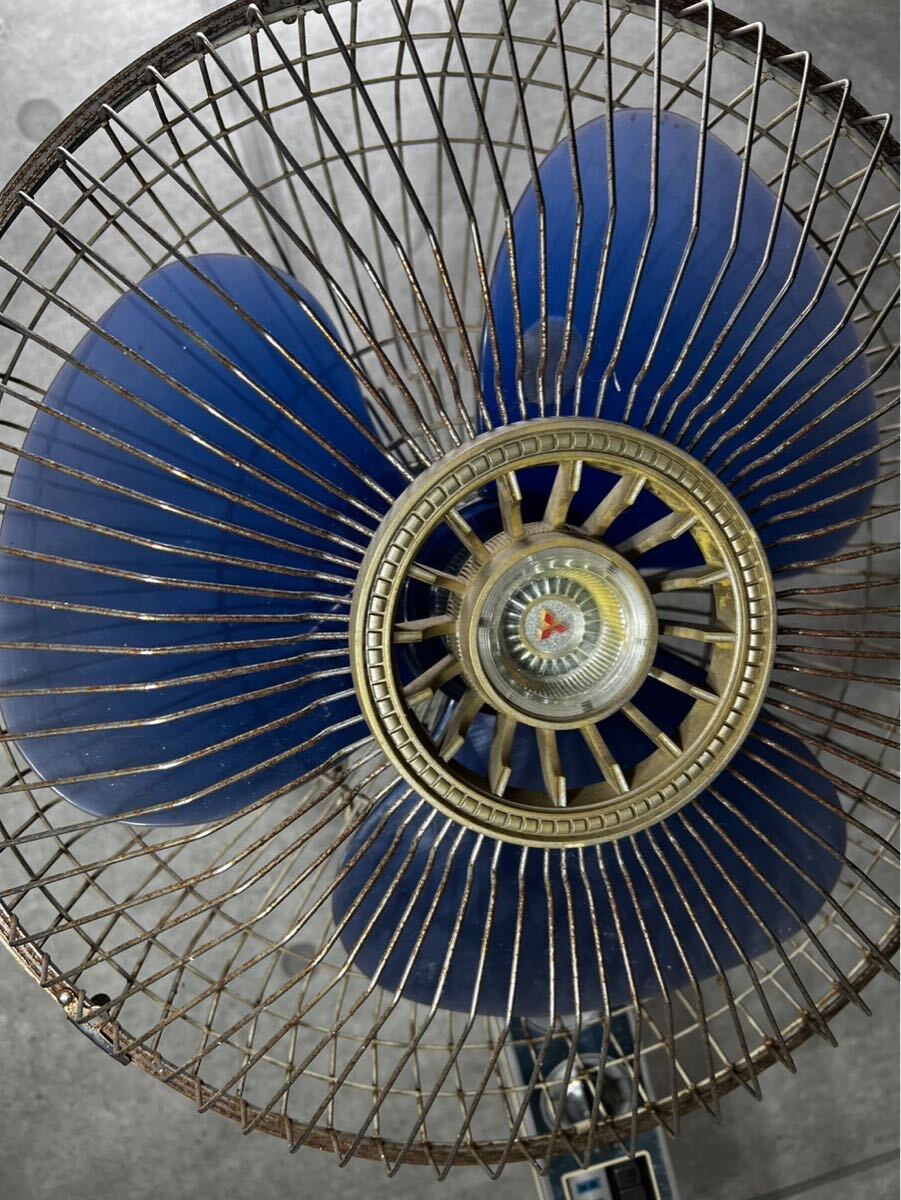 三菱 R-12AC 洋間扇 扇風機 当時物 アンティーク 昭和レトロ 三菱 R-12AC 洋間扇 扇風機 当時物 アンティーク 昭和レトロ