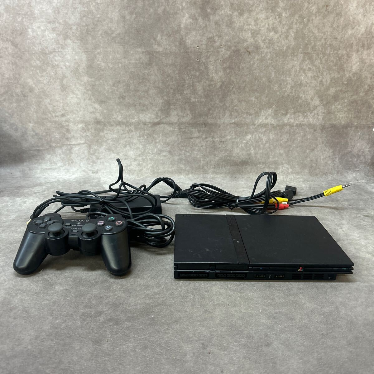PlayStation2 SCPH-75000 プレステ コントローラー コード セット 動作未確認 通電可 ジャンク品