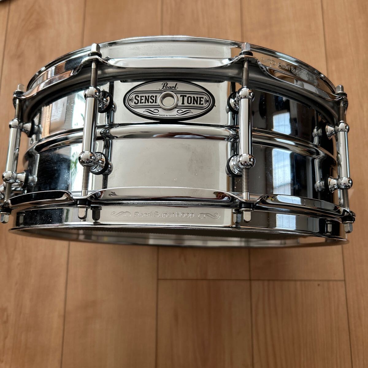 Pearl パール　ブロンズ　スネアドラム　Sensi Tone Elite　センシトーンエリート　14インチ　スーパーフープ