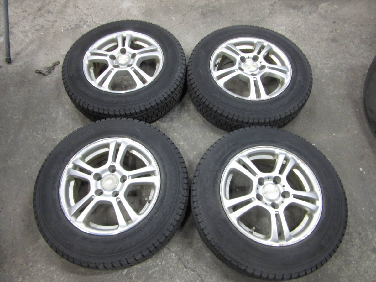 アルミホイール付きスタッドレスタイヤ 175/80R15 パジェロミニ アルミホイール付きスタッドレスタイヤ 175/80R15 パジェロミニ