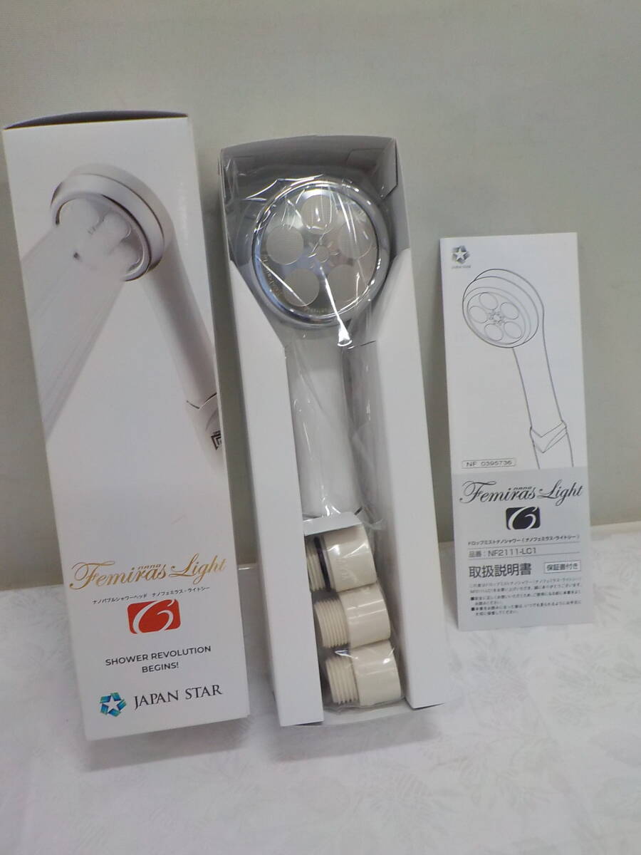 * Japan Star nano fe Mira скользящий si- душевой распылитель NF2111-LC1 nano Bubble . вода прекрасный . увлажнитель Mist не использовался BOX повреждение товар 