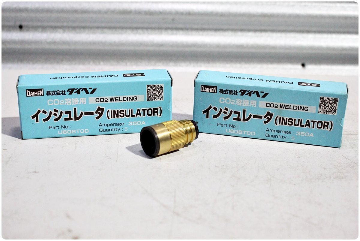 【未使用】ダイヘン 純正 CO2溶接用インシュレータ U608T00 350A 10個 半自動溶接機