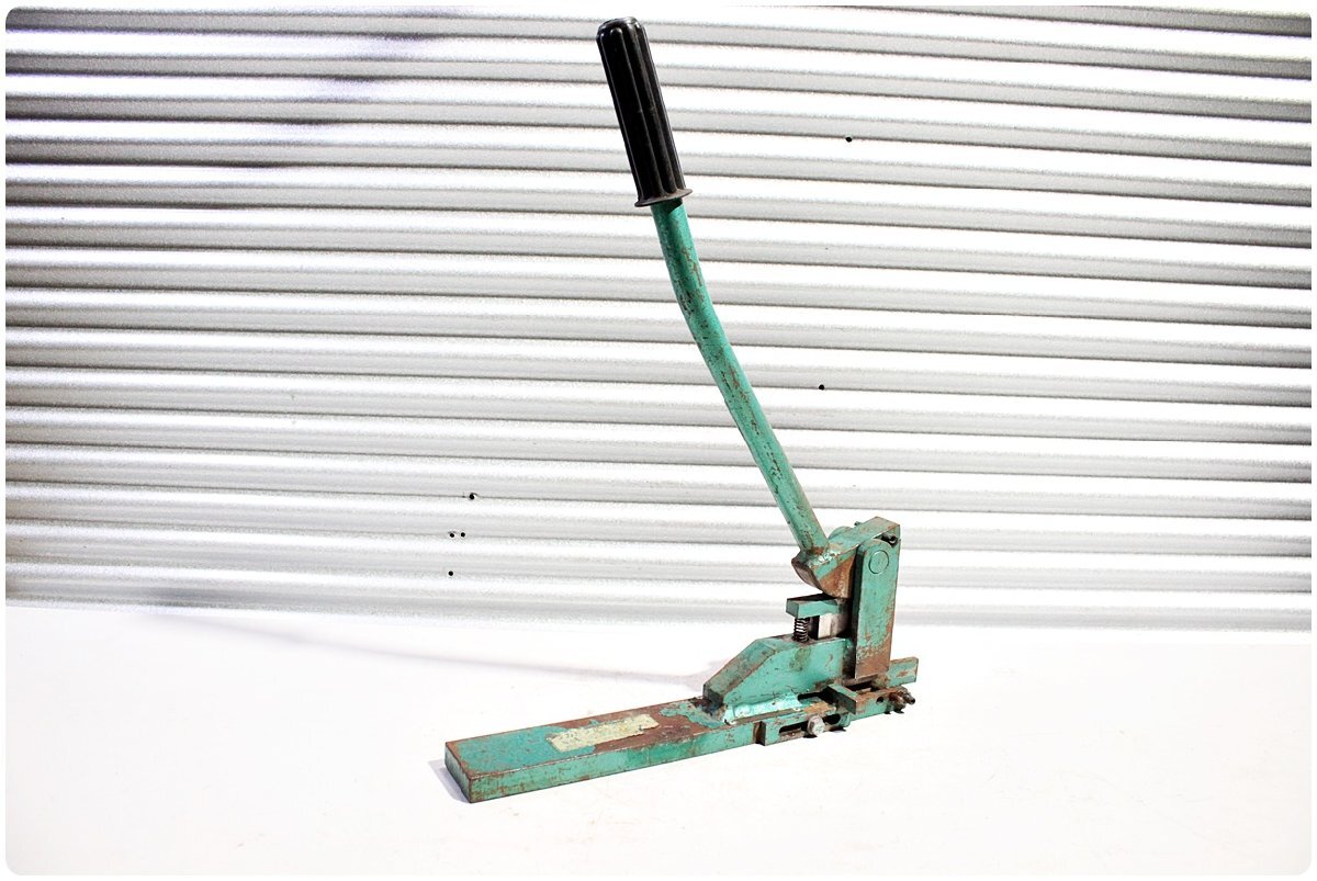 【中古】深川製作所 フカガワ 手動式ダクト角切り機 FHN-18FG パンチャー 三井ハゼ/アングルフランジ専用 ①