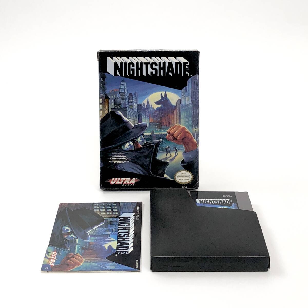北米版 ファミコン NES Nightshade / ナイトシェード 箱説付き 北米版 ファミコン NES Nightshade / ナイトシェード 箱説付き