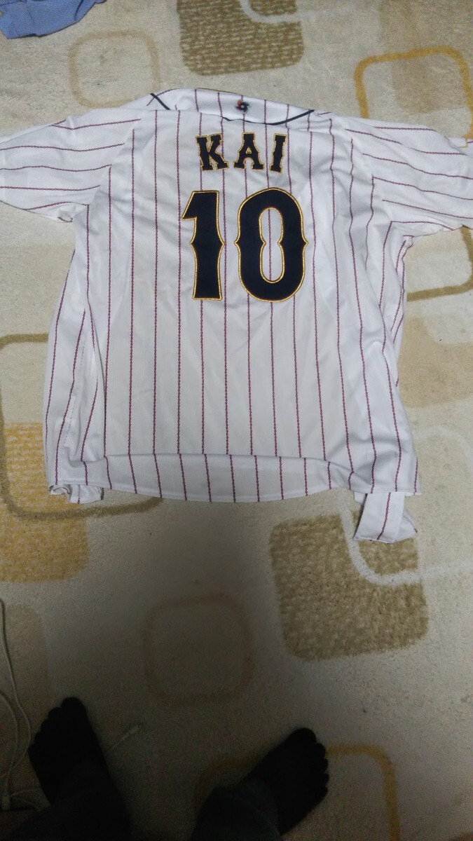 ☆侍JAPAN 甲斐拓也選手ユニフォーム(ホーム用)Lサイズ 福岡 ☆侍JAPAN 甲斐拓也選手ユニフォーム(ホーム用)Lサイズ 福岡