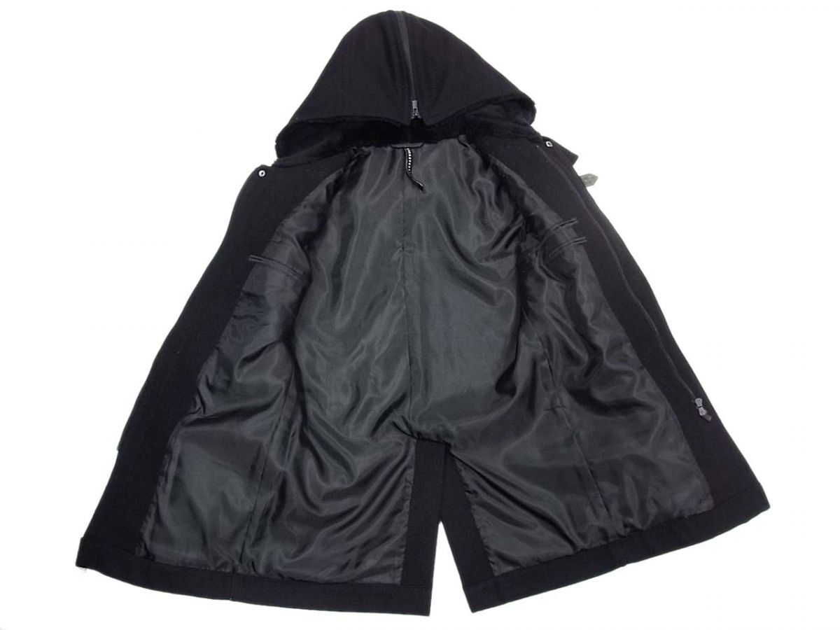 美品◆BLACKBARRETT by NeilBarret メルトンコート ダッフルコート 日本制 ブラックバレット バイ ニールバレット メンズ