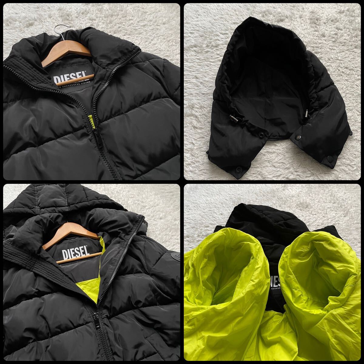 Yahoo!オークション - 美品/XL相当 DIESEL ディーゼル ダウン Yahoo!オークション - 美品/XL相当 DIESEL ディーゼル ダウン