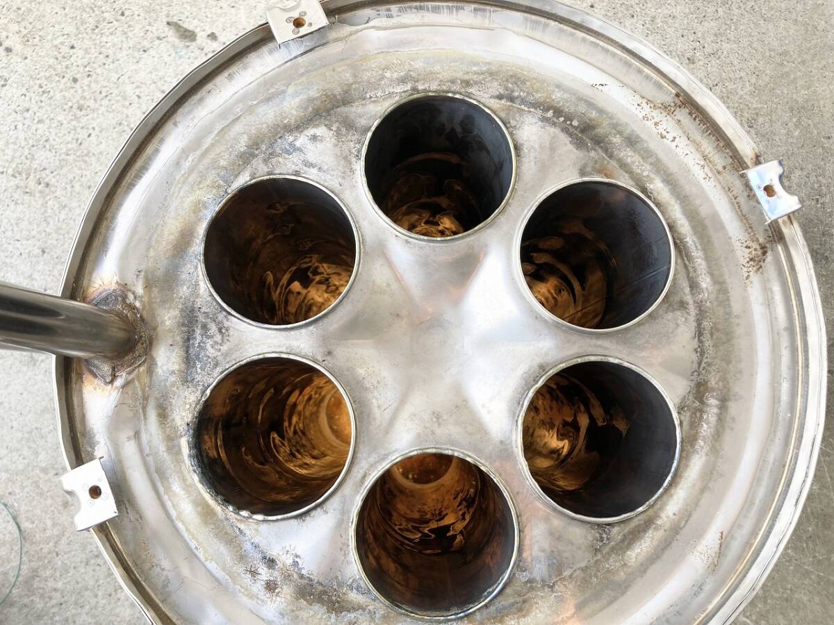 ステンレス製 熱交換器 廃油ストーブ等 全国発送可 (WF109 ステンレス製 熱交換器 廃油ストーブ等 全国発送可 (WF109