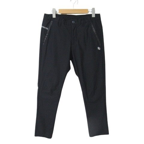 ☆パーリーゲイツ 美品 メンズ TEXBRID格子 イージーパンツ ダークネイビー 4 （M）053-4131505 ゴルフ スポーツ PEARLY GATES◆OM12