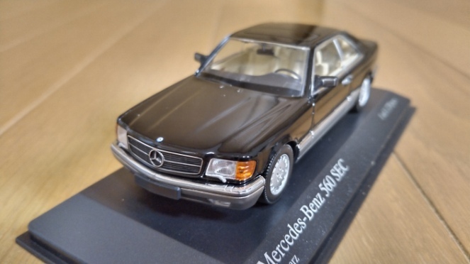 即決 メルセデス ベンツ 560SEC ブラック 黒 1986 カラー 即決 メルセデス ベンツ 560SEC ブラック 黒 1986 カラー