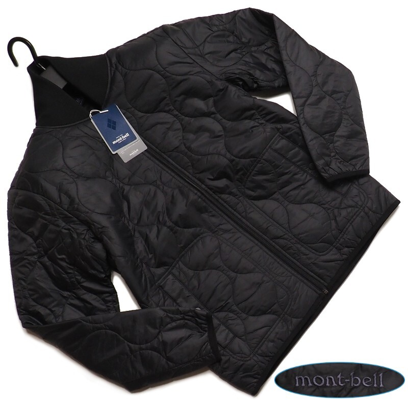 新品正規 mont-bell モンベル 海外限定 軽量 キルティング Morris 中綿ジャケット 105(XL)ブラック(BLACK) FUIJ911