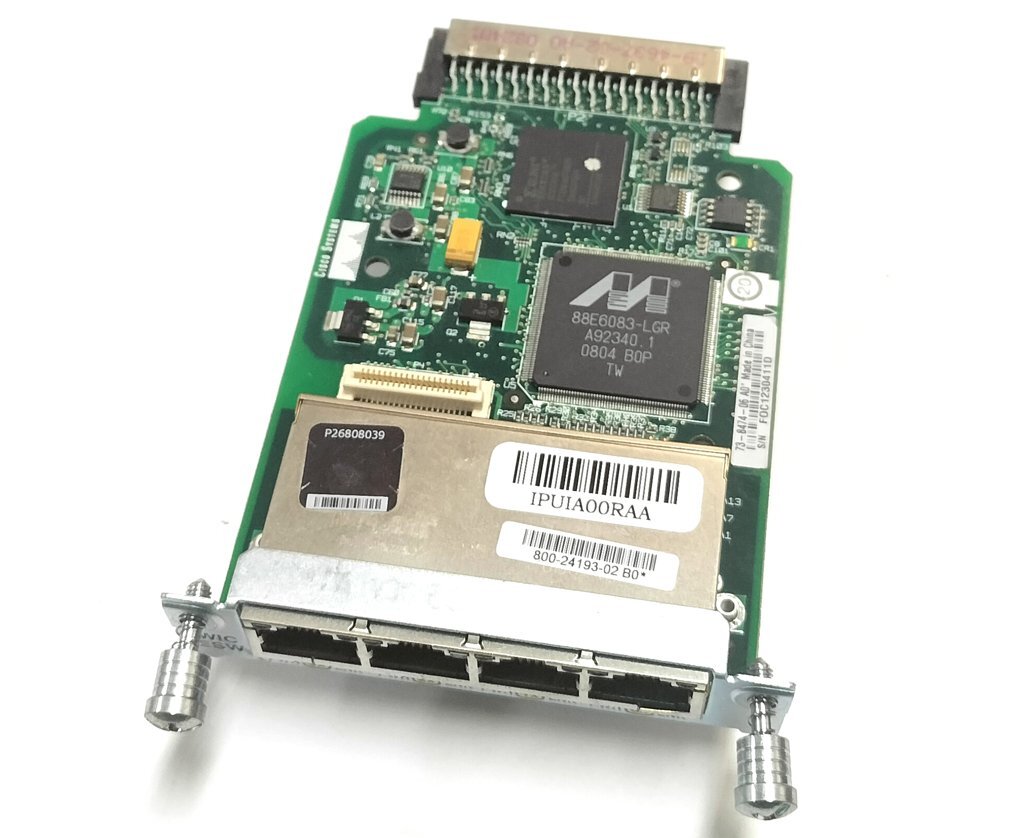 Cisco HWIC-4ESW 4 порт переключатель модуль 