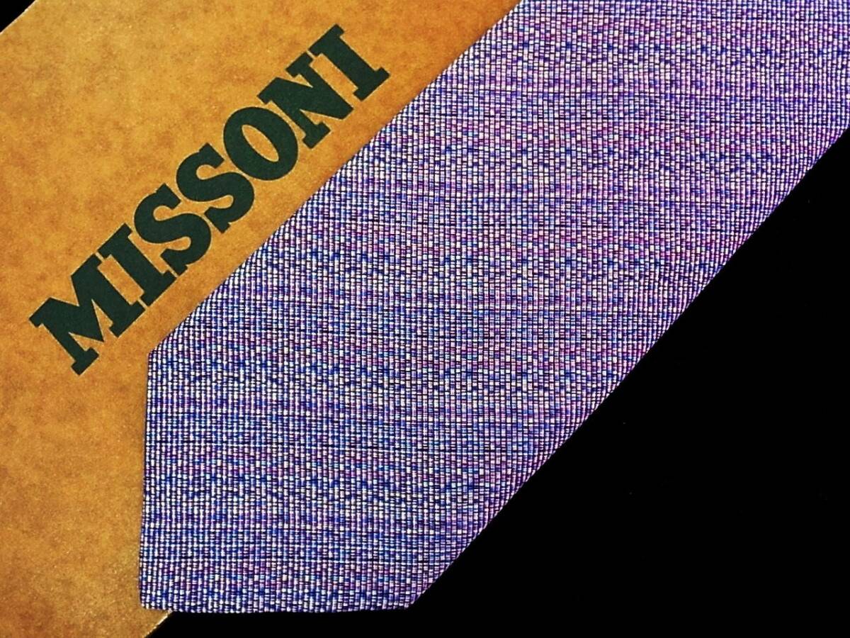 ★*:.【新品N】0292 ミッソーニ【色の魔術師☆ＭＩＳＳＯＮＩ】ネクタイ