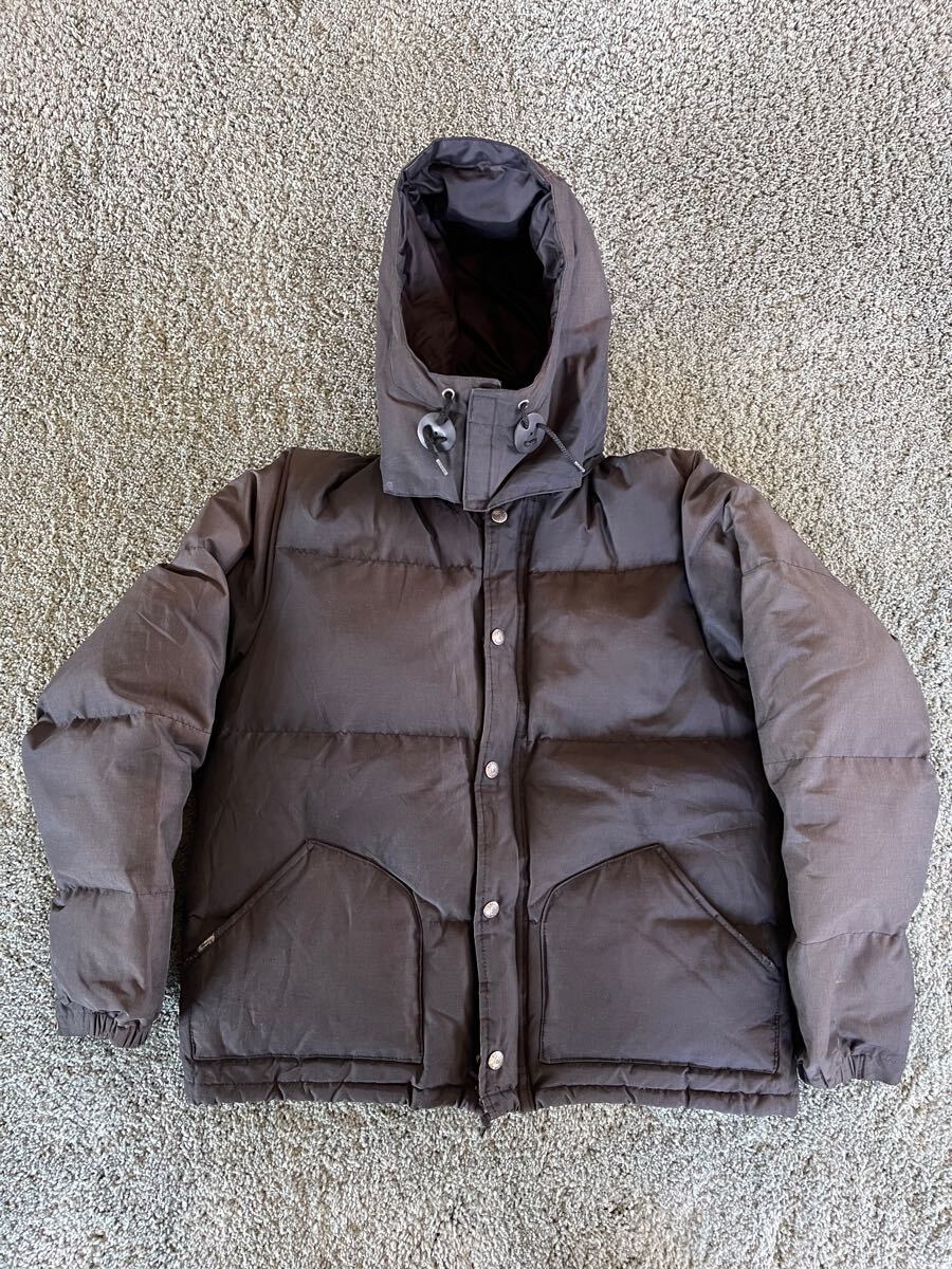 SIERRA DESIGNS シエラデザイン ダウン ブラック 古着　USAのXS JPNのS