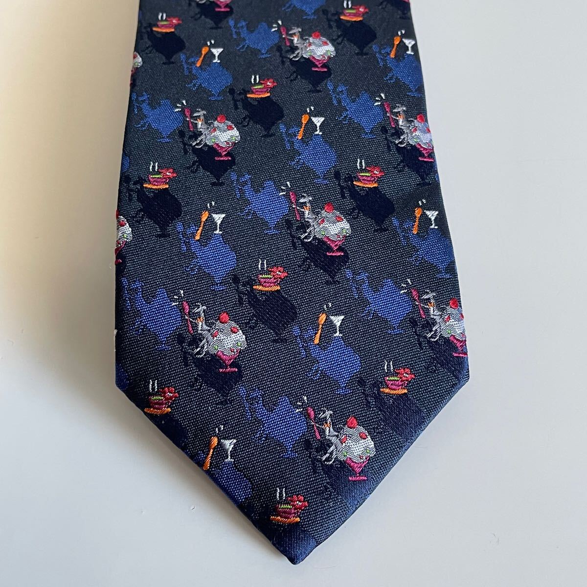 SIMON CARTER (サイモンカーター)ドラゴン動物ネクタイ_画像5