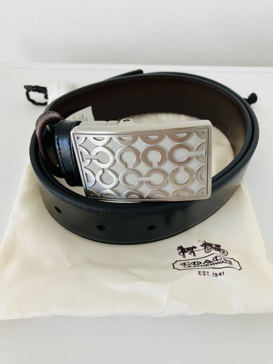 COACH OP ART PLAQ REVS BLT 90163 SBKMA コーチ オプアート ベルト