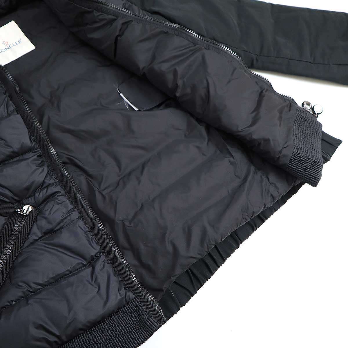MONCLER モンクレール CHETIF ショートダウンジャケット A20934695285 53048 ブラック 0 IT25ZQ3GROY4_画像6