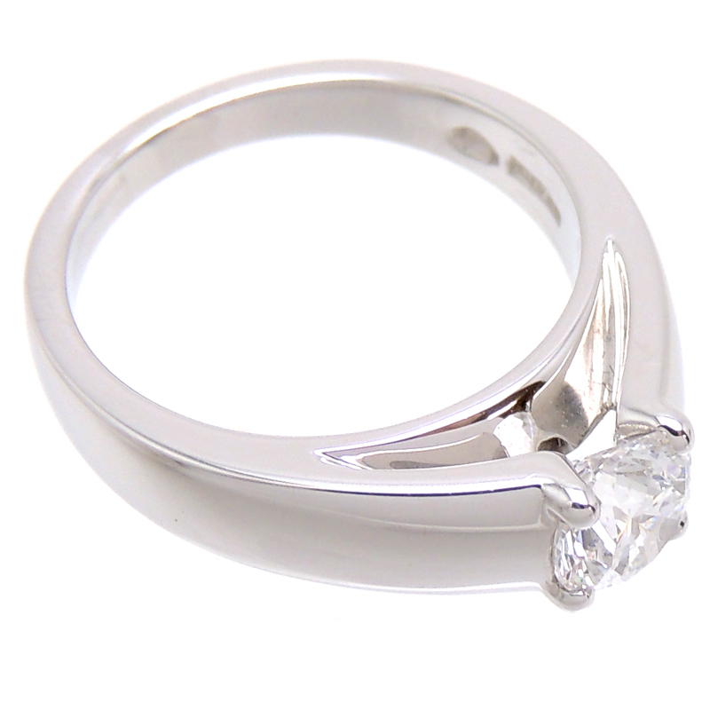 ［銀座店］BVLGARI ブルガリ 0.71ct ダイヤモンド グリフ ソリテール リング・指輪 Pt950プラチナ 10号 レディース DH76228_画像2