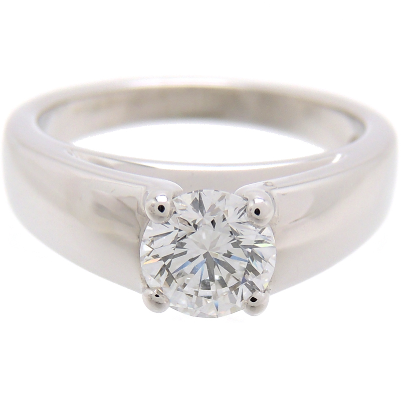 ［銀座店］BVLGARI ブルガリ 0.71ct ダイヤモンド グリフ ソリテール リング・指輪 Pt950プラチナ 10号 レディース DH76228_画像4
