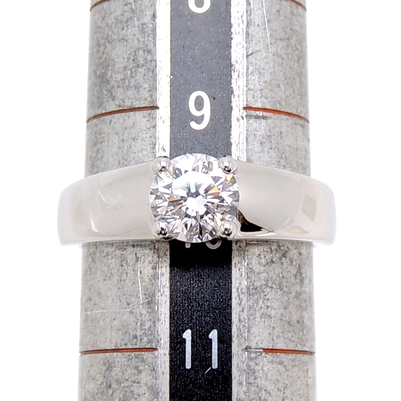 ［銀座店］BVLGARI ブルガリ 0.71ct ダイヤモンド グリフ ソリテール リング・指輪 Pt950プラチナ 10号 レディース DH76228_画像7
