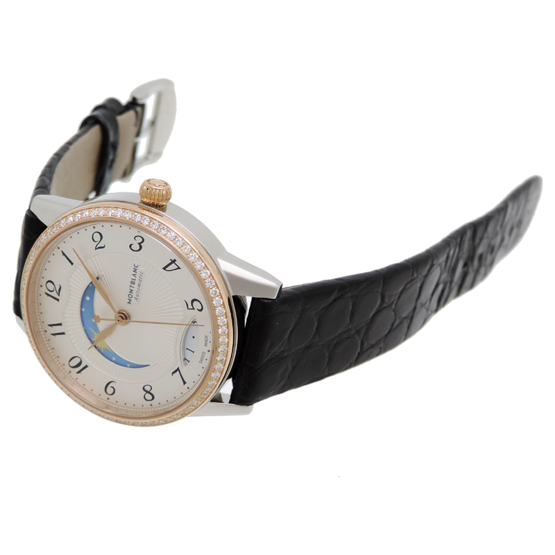 ［飯能本店］MONTBLANC モンブラン ボエム デイ&ナイト ベゼル ダイヤモンド 112499 腕時(shí)計(jì) レディース?メンズ DH82975