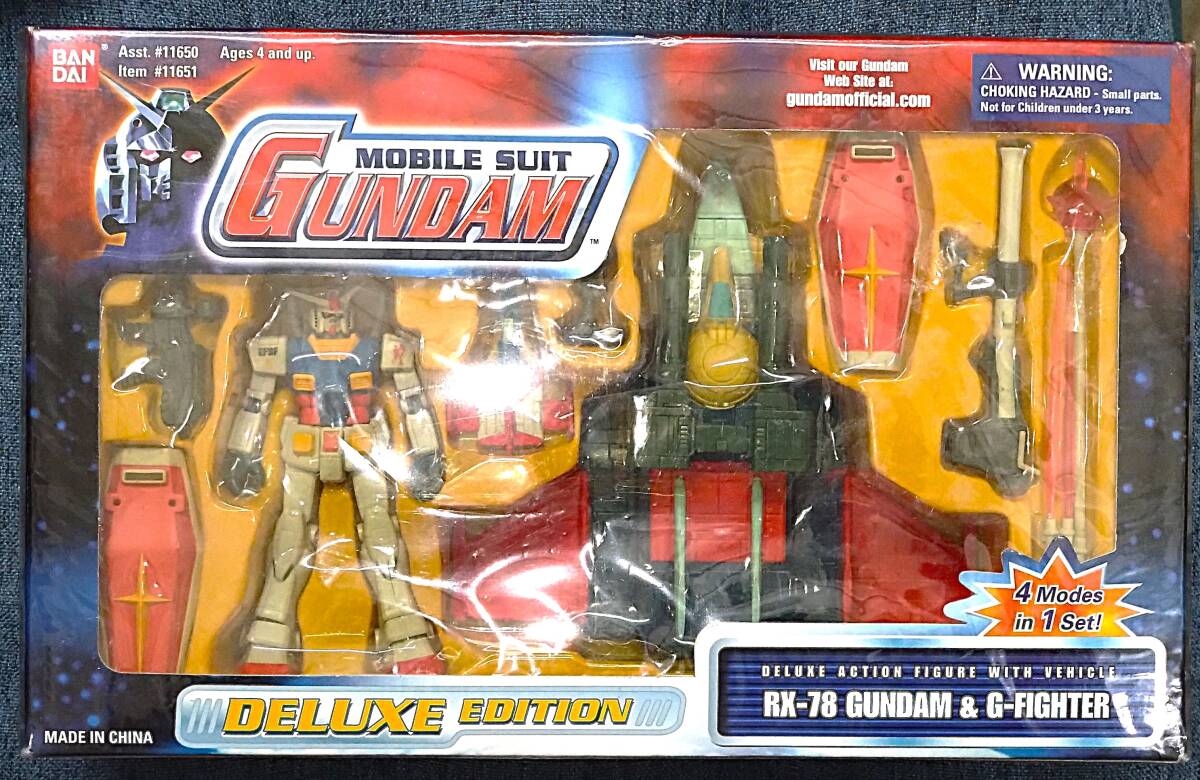 中古美品 [海外版 MS in ACTION RX-78ガンダム＆Gファイター DX EDITION] 日本未発売　レア