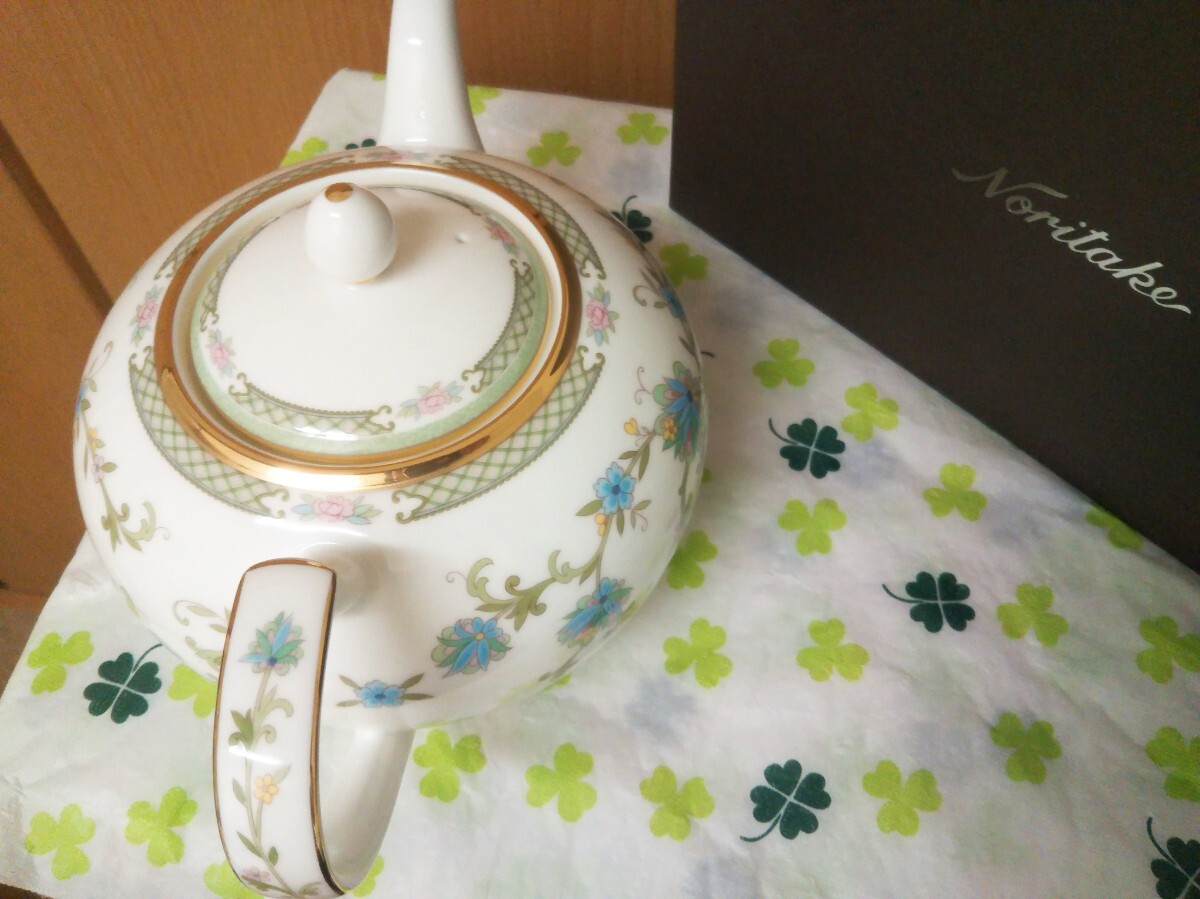ノリタケ Noritake ヨシノ ティーポット 廃盤 グリーン 急須 ノリタケ Noritake ヨシノ ティーポット 廃盤 グリーン 急須