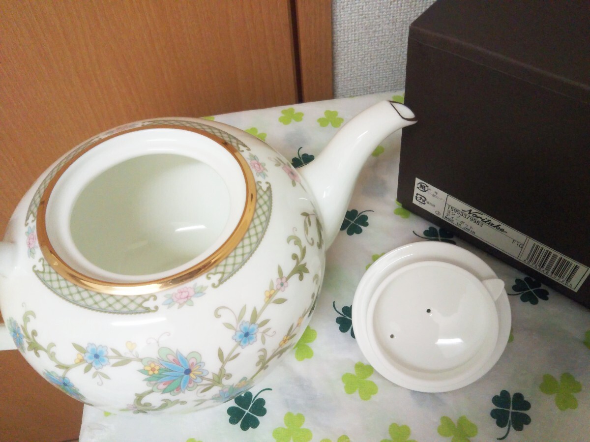 ノリタケ Noritake ヨシノ ティーポット 廃盤 グリーン 急須 ノリタケ Noritake ヨシノ ティーポット 廃盤 グリーン 急須