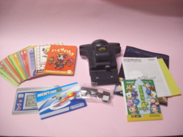 GAMECUBE「どうぶつの森」カードリーダー、カード31枚(28種)+２