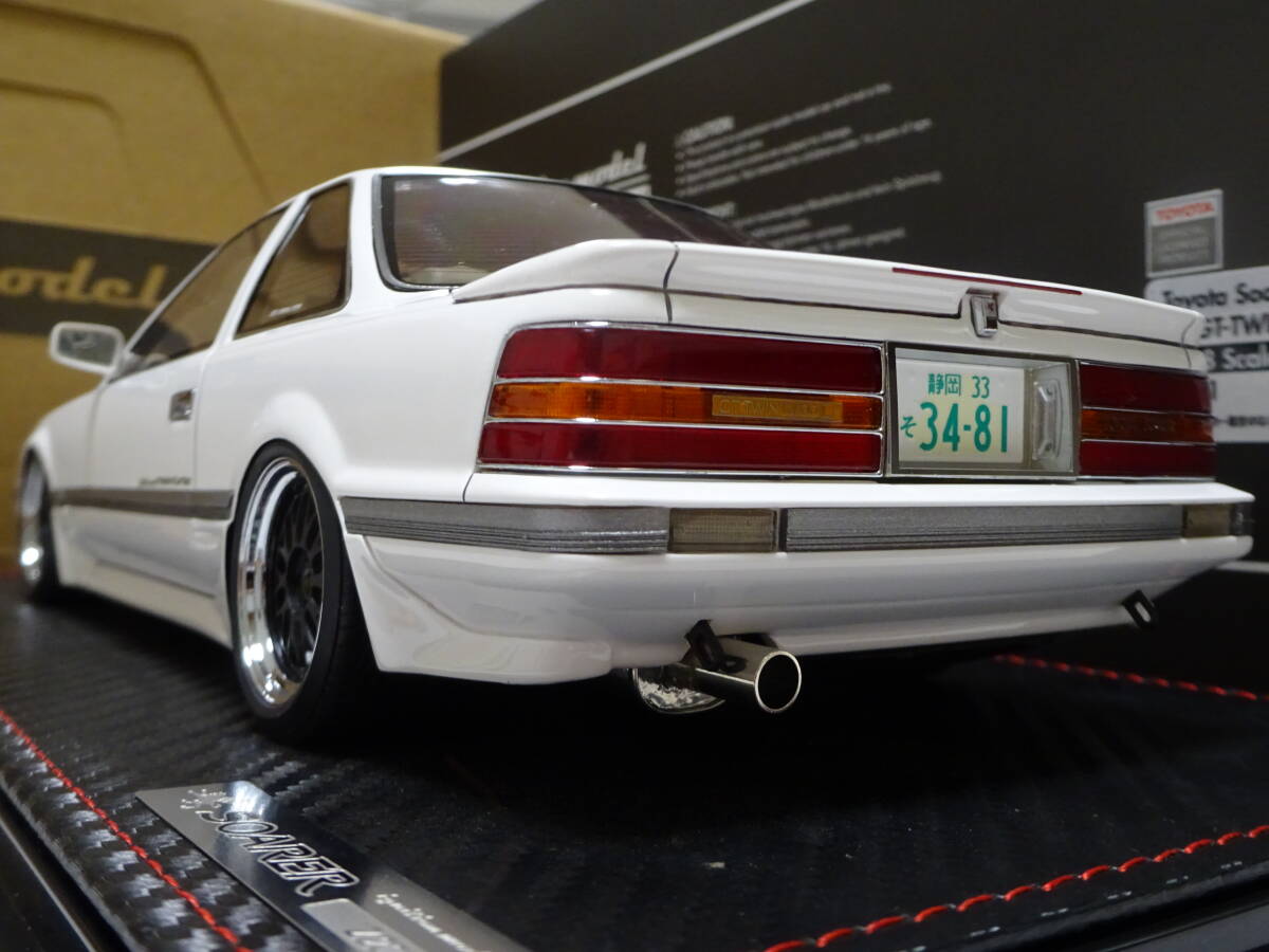☆WEB限定70台☆IG3481☆1/18 Toyota Soarer (Z20) 2.0GT-LIMITED White☆ソアラ☆字光式仕様☆イグニッションモデル ignition model☆