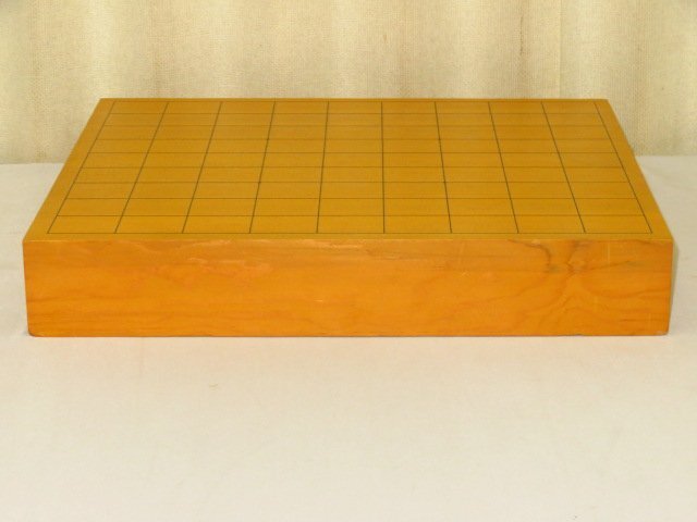 ▲新カヤ天地柾目一枚物二寸卓上将棋盤▲
