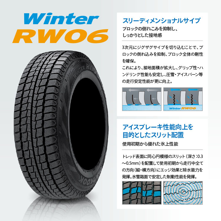 2024年制 スタッドレス4本セット RIVAI NOX 15x6.0J 6/139.7 +32 MBK-RL HANKOOK Winter I cept RW06 195/80R15 107/105L ハイエース 200系