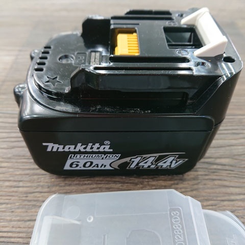 【中古現状品】【充電回数1回】MAKITA　マキタ　BL1460B　14.4V6.0Ah　リチウムイオンバッテリー