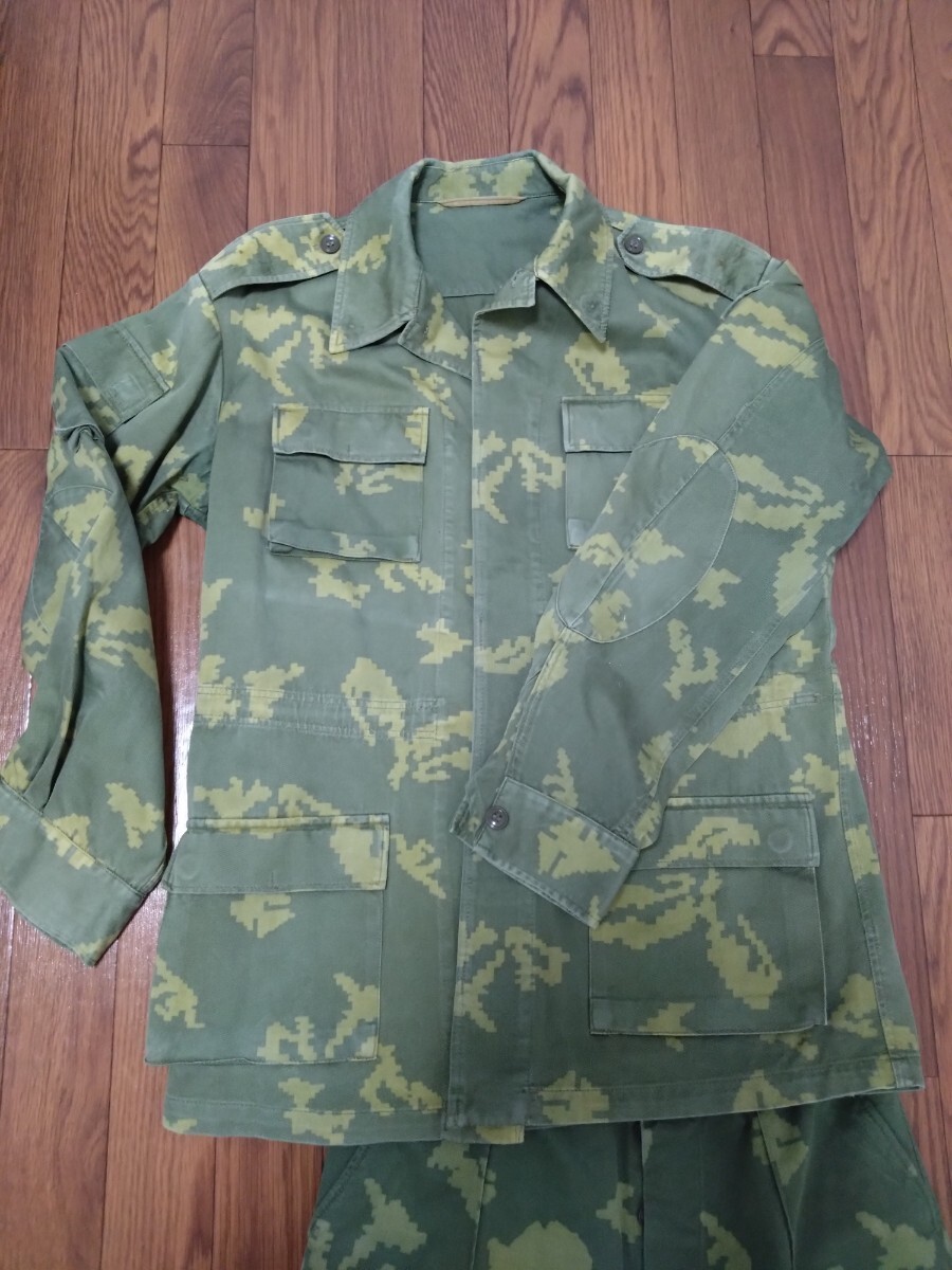 ソ連軍 ロシア軍 国境軍 迷彩服 上下 48-5 KGB 個人装備 ソ連軍 ロシア軍 国境軍 迷彩服 上下 48-5 KGB 個人装備