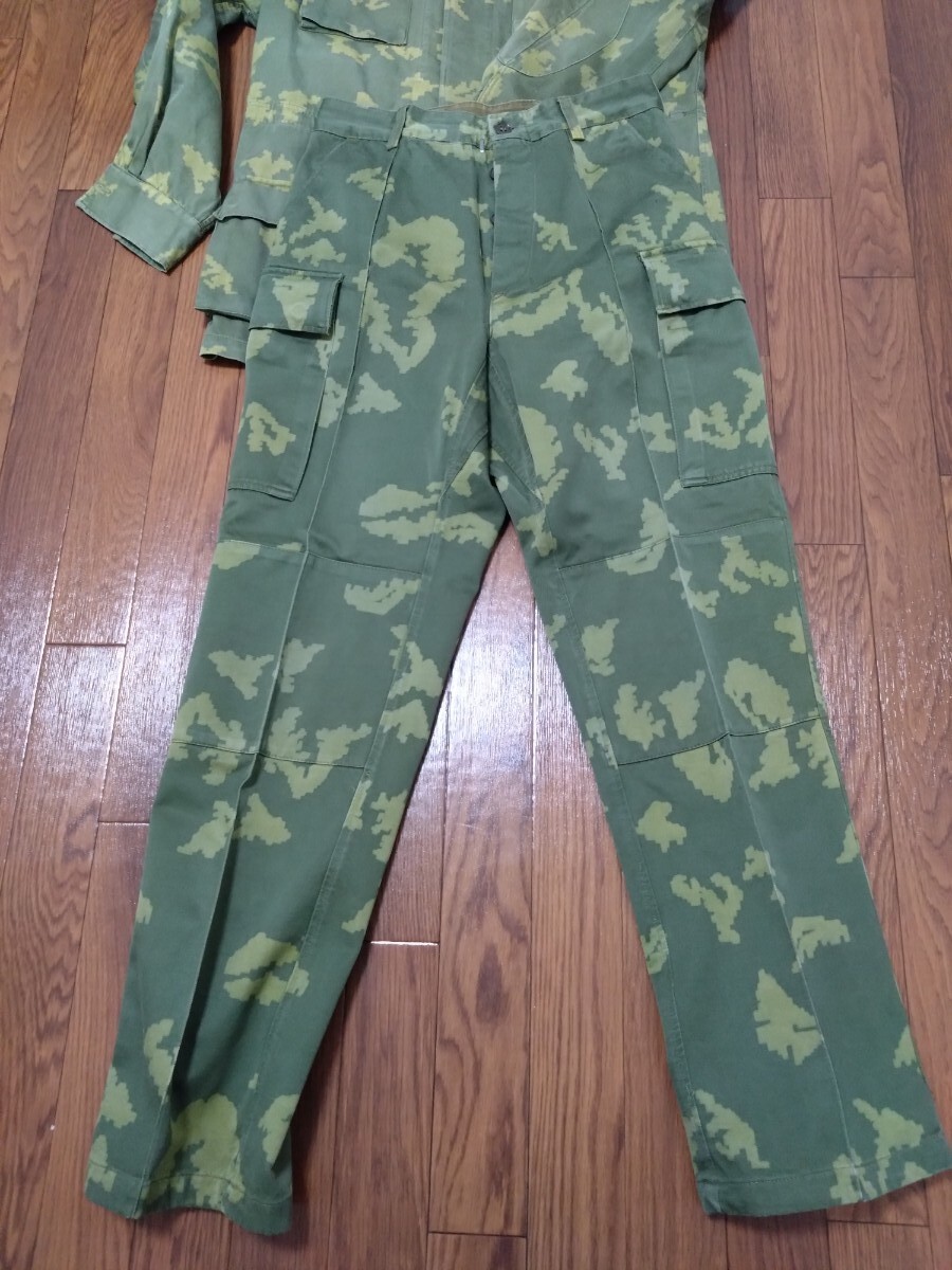 ソ連軍 ロシア軍 国境軍 迷彩服 上下 48-5 KGB 個人装備 ソ連軍 ロシア軍 国境軍 迷彩服 上下 48-5 KGB 個人装備