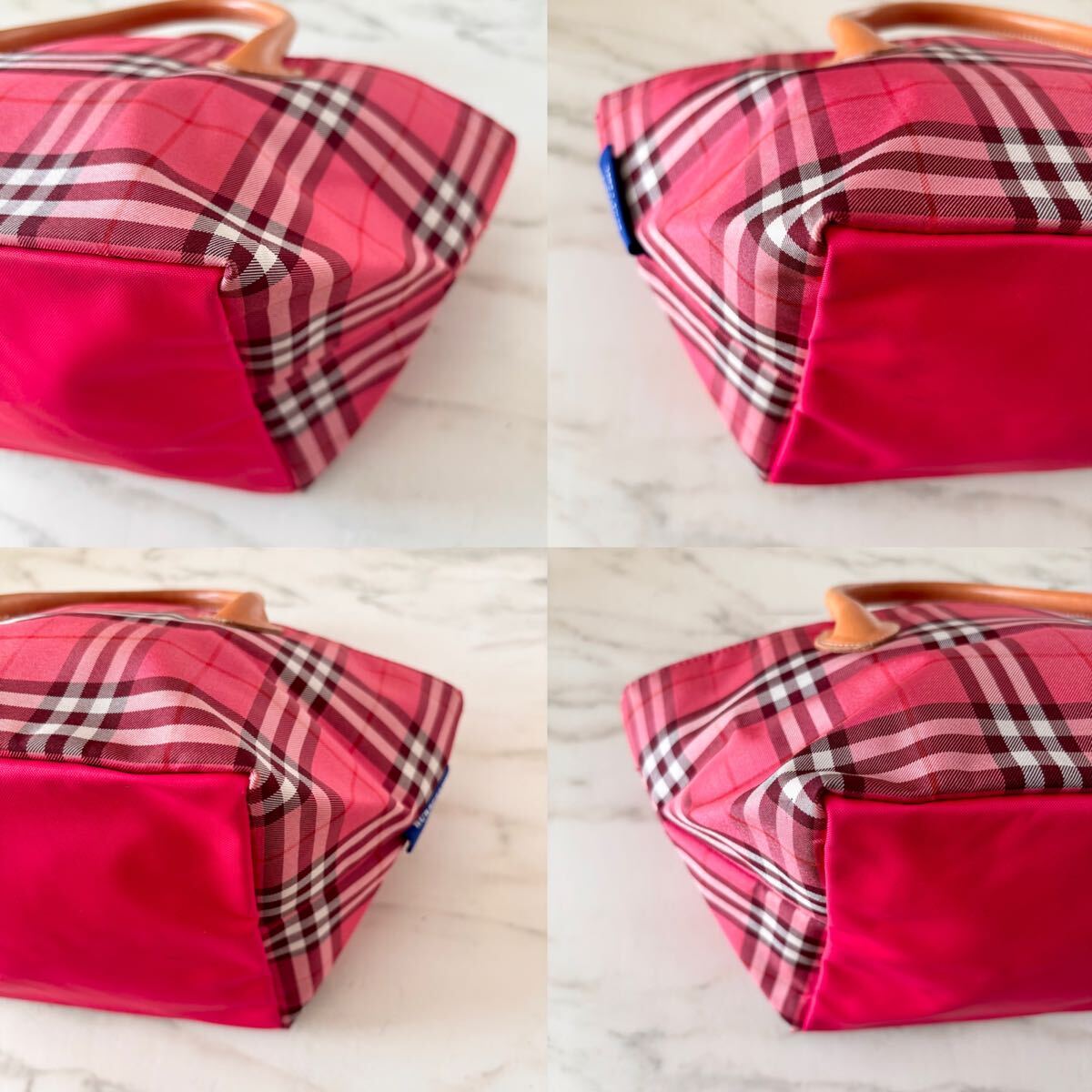 極美品 BURBERRY バーバリー 舟形 レザートートバッグ ノバ 極美品 BURBERRY バーバリー 舟形 レザートートバッグ ノバ