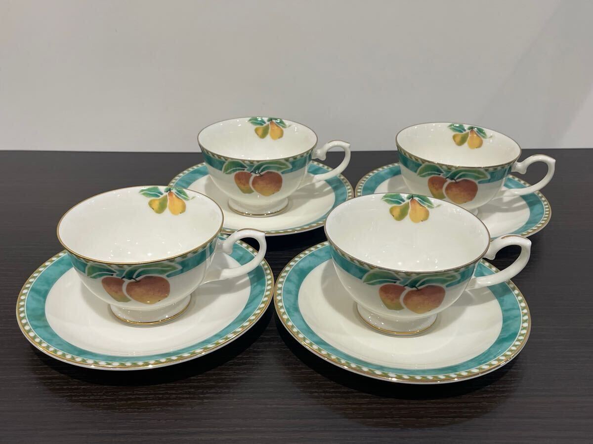 ミカサ カップ＆ソーサー 4客セットコーヒー碗皿 MIKASA WORLD'S FINEST TABLEWARE