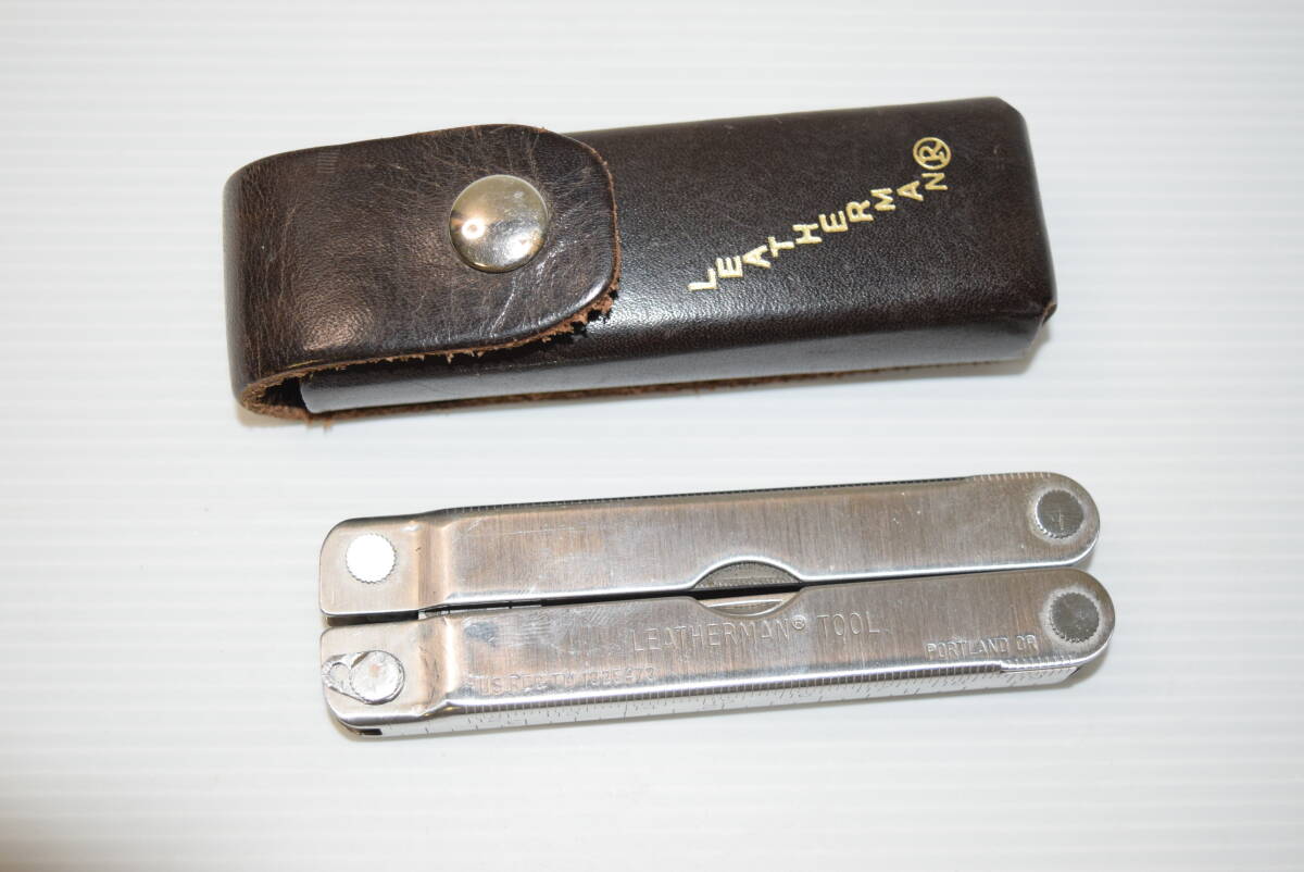 レザーマン 折りたたみ スーパーツール マルチツール レザーケース 付　ペンチ ナイフ LETHERMAN アウトドア キャンプ用品 