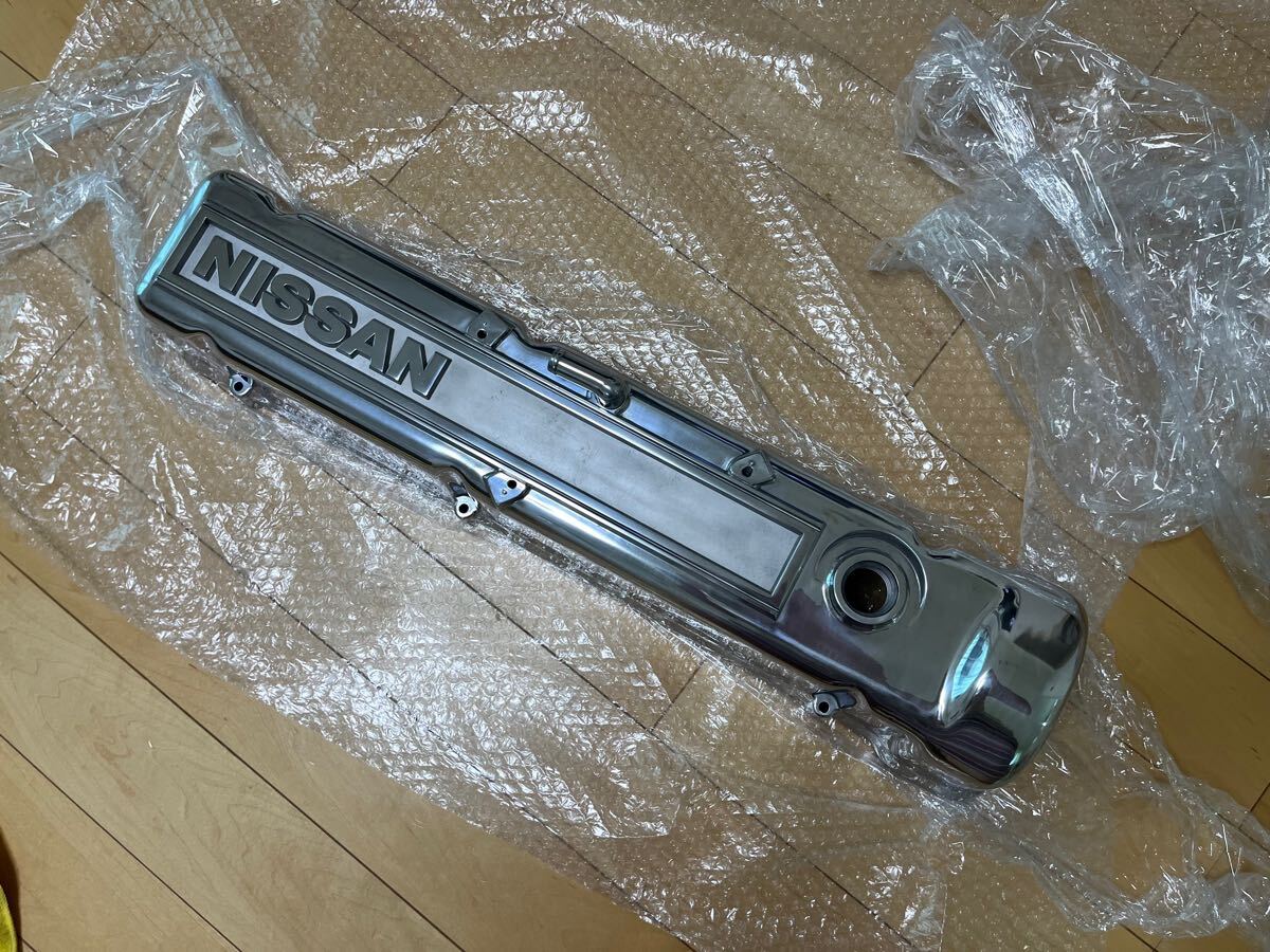 鏡面仕上げ L型エンジン ヘッドカバー デカ文字 日産 ニッサン 鏡面仕上げ L型エンジン ヘッドカバー デカ文字 日産 ニッサン