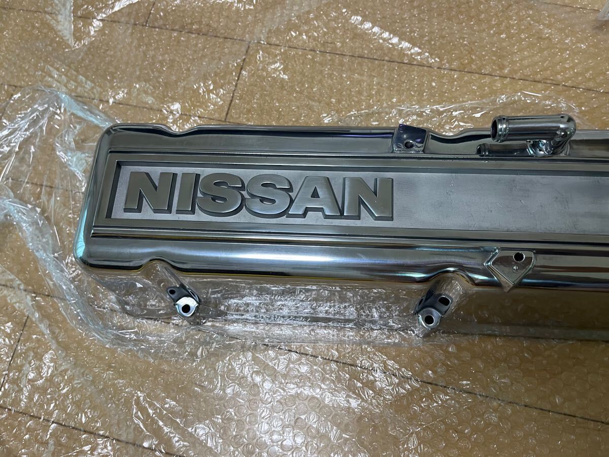 鏡面仕上げ L型エンジン ヘッドカバー デカ文字 日産 ニッサン 鏡面仕上げ L型エンジン ヘッドカバー デカ文字 日産 ニッサン