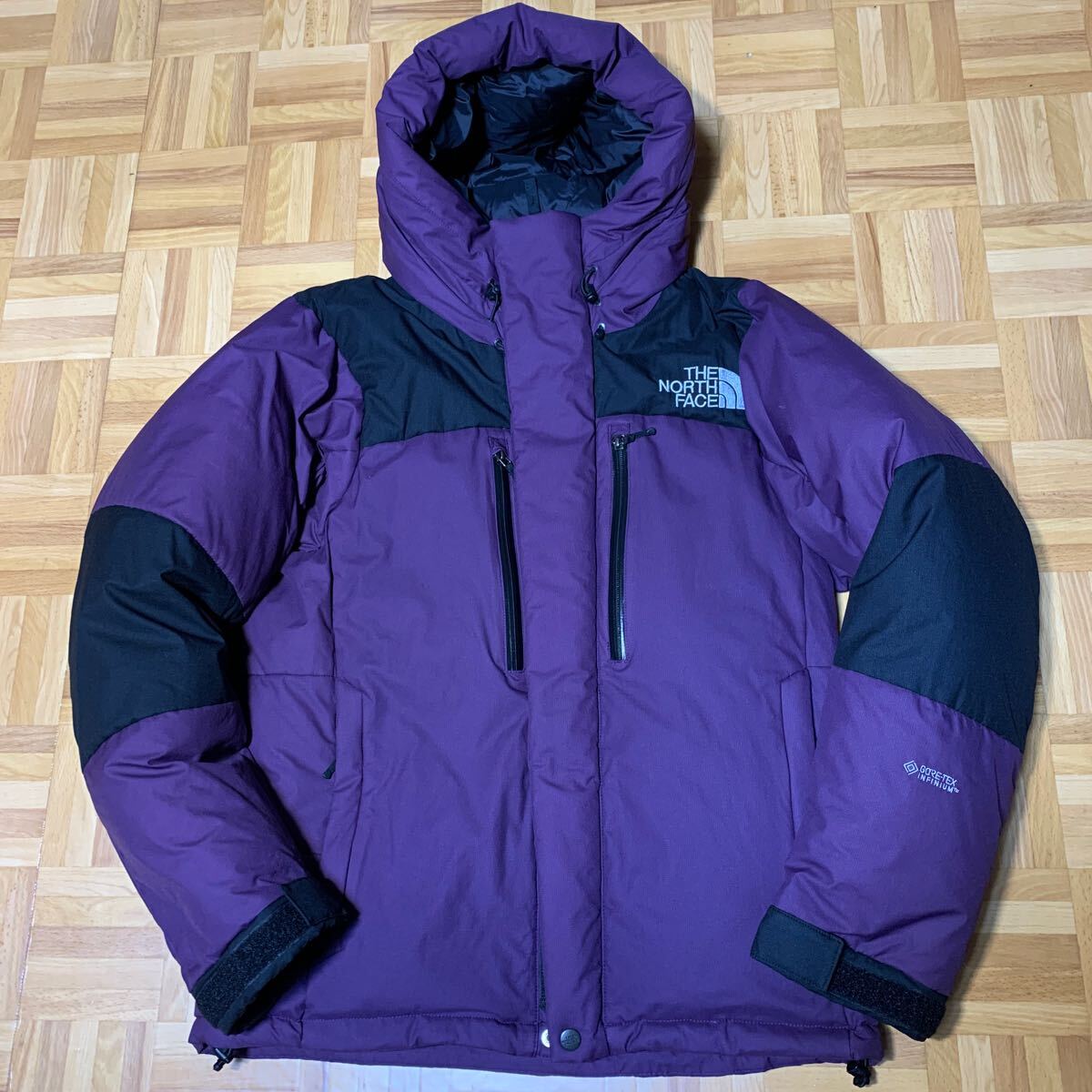 THE NORTH FACE ノースフェイス Baltro Light Jacket バルトロライトジャケット ND91950 パープル ブラックベリーワイン BW M 補修跡あり