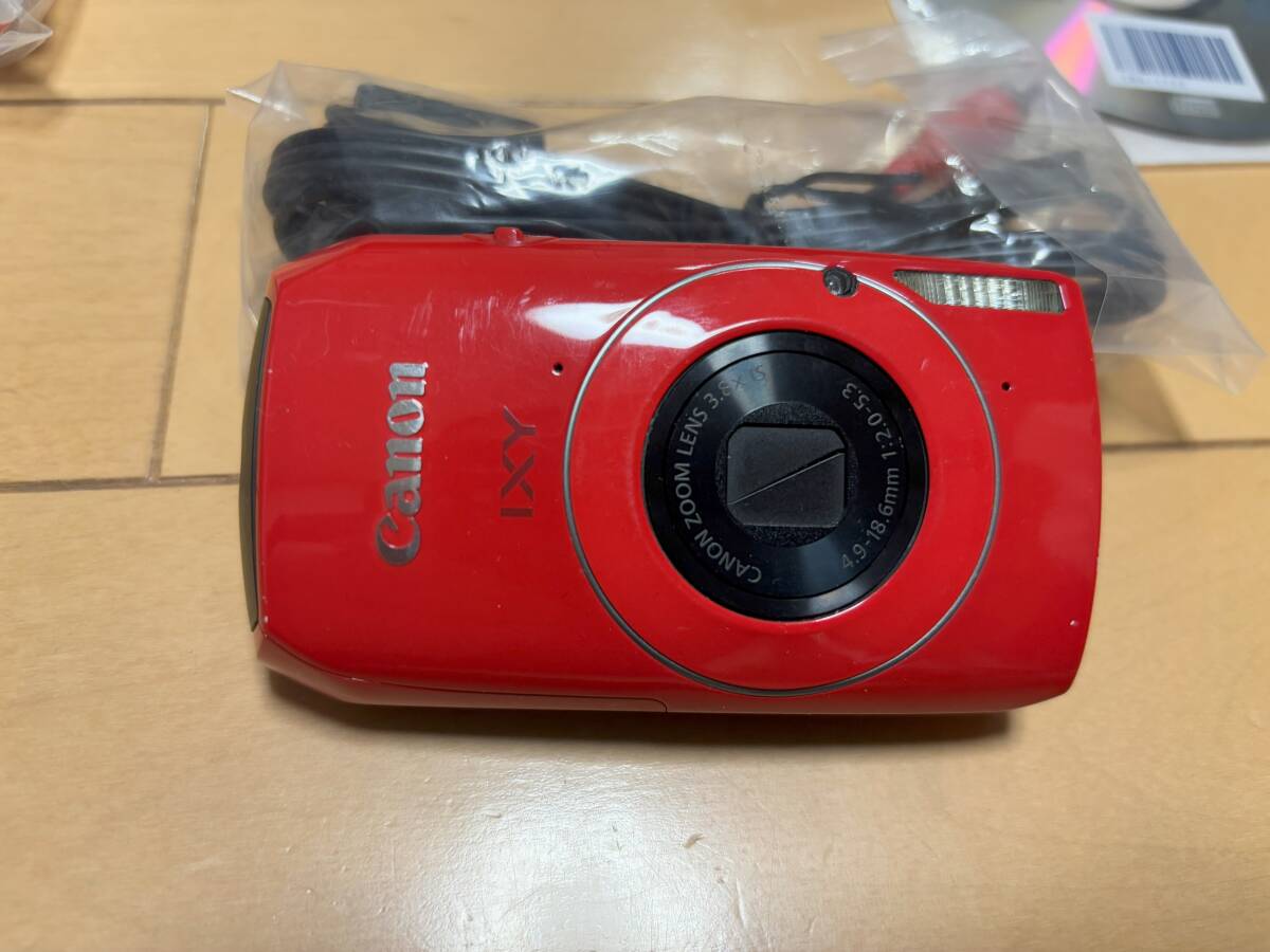 Canon デジタルカメラ IXY 30S レッド 箱 取説 充電器あります Canon デジタルカメラ IXY 30S レッド 箱 取説 充電器あります
