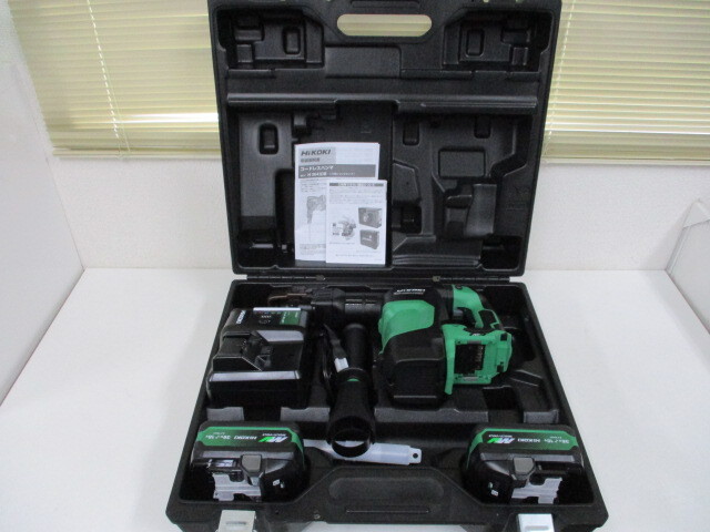 HiKOKI ハイコーキ コードレスハンマ H3641DB 2WPZ バッテリ2個 HiKOKI ハイコーキ コードレスハンマ H3641DB 2WPZ バッテリ2個