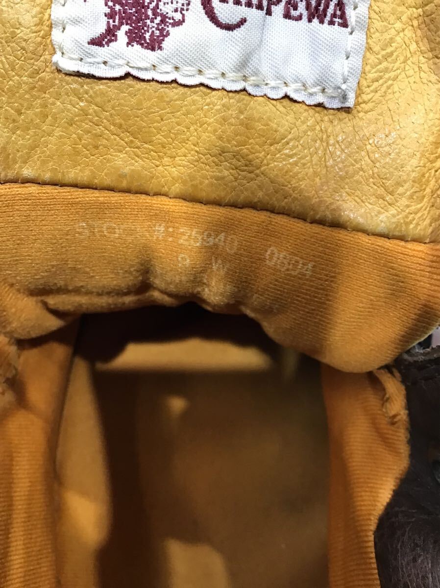 【CHIPPDWA チペワ】 トレッキングブーツ マウンテンブーツ ブラウン US9 Vibramゾール アメカジ 2412oki k_画像8