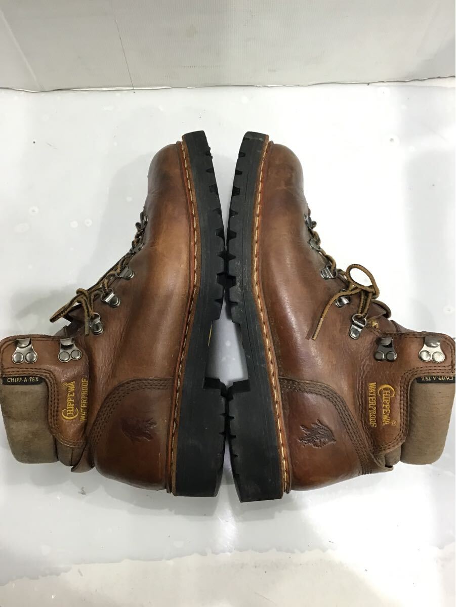 【CHIPPDWA チペワ】 トレッキングブーツ マウンテンブーツ ブラウン US9 Vibramゾール アメカジ 2412oki k_画像2